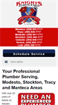 Mobile Screenshot of knightsplumbinganddrain.com